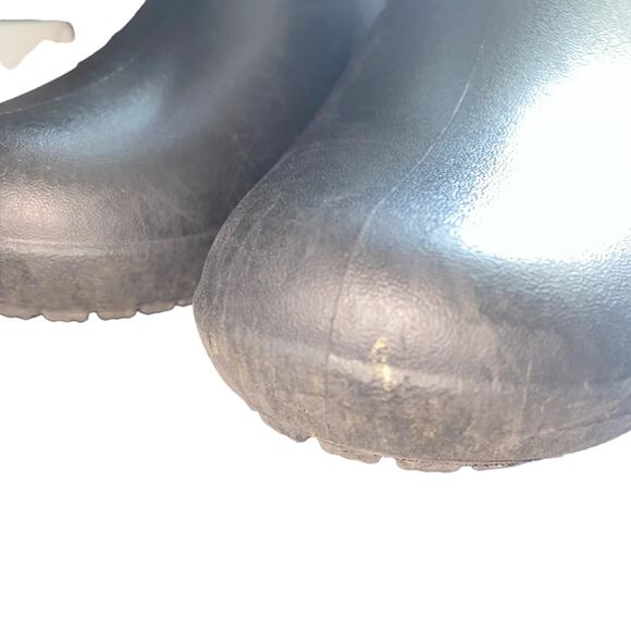 Crocs Dual Comfort Freesail Shorty Rain Boots with Front Lace Tie Black size 4 - Picture 10 of 12